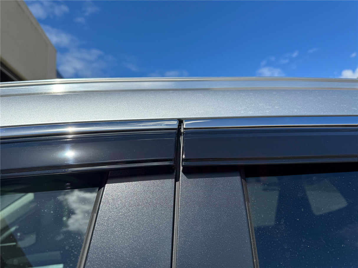 Stainless Trim Weather Shields for Honda CRV CR-V RS Series 2023-Onwards