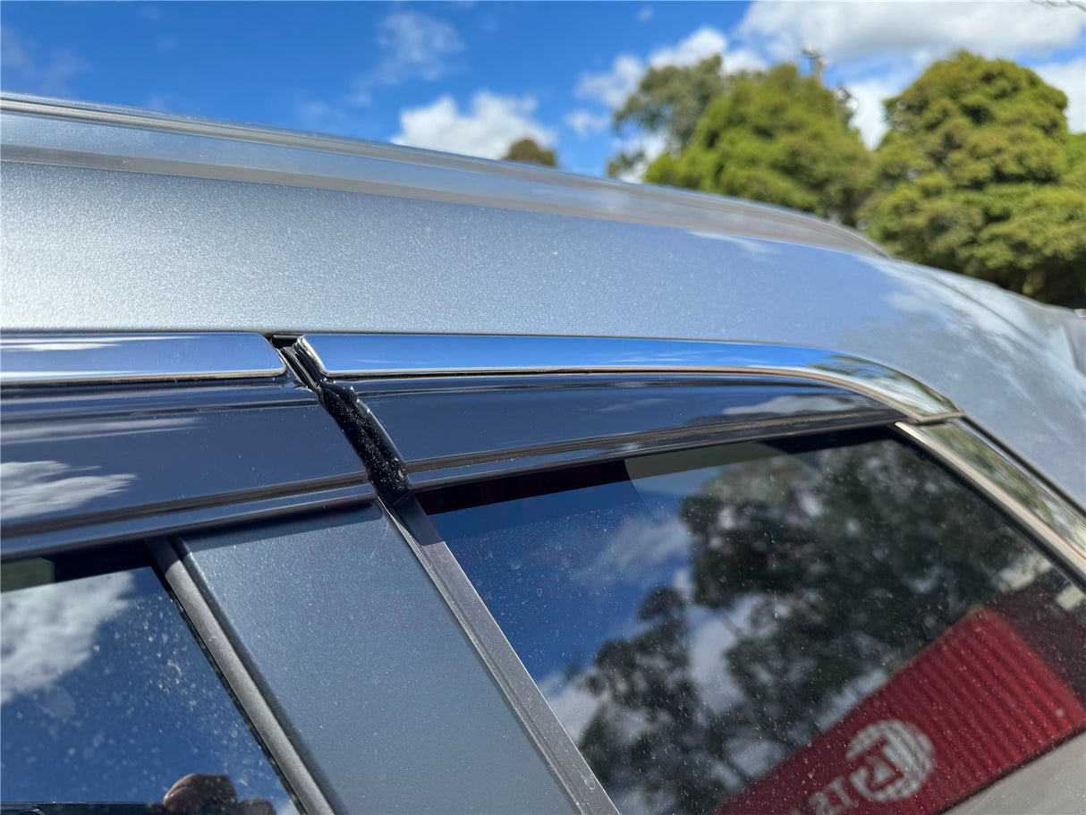 Stainless Trim Weather Shields for Honda CRV CR-V RS Series 2023-Onwards