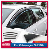 Stainless Trim Weather Shields for Volkswagen Golf 6th MK6 Hatch 2009-2013