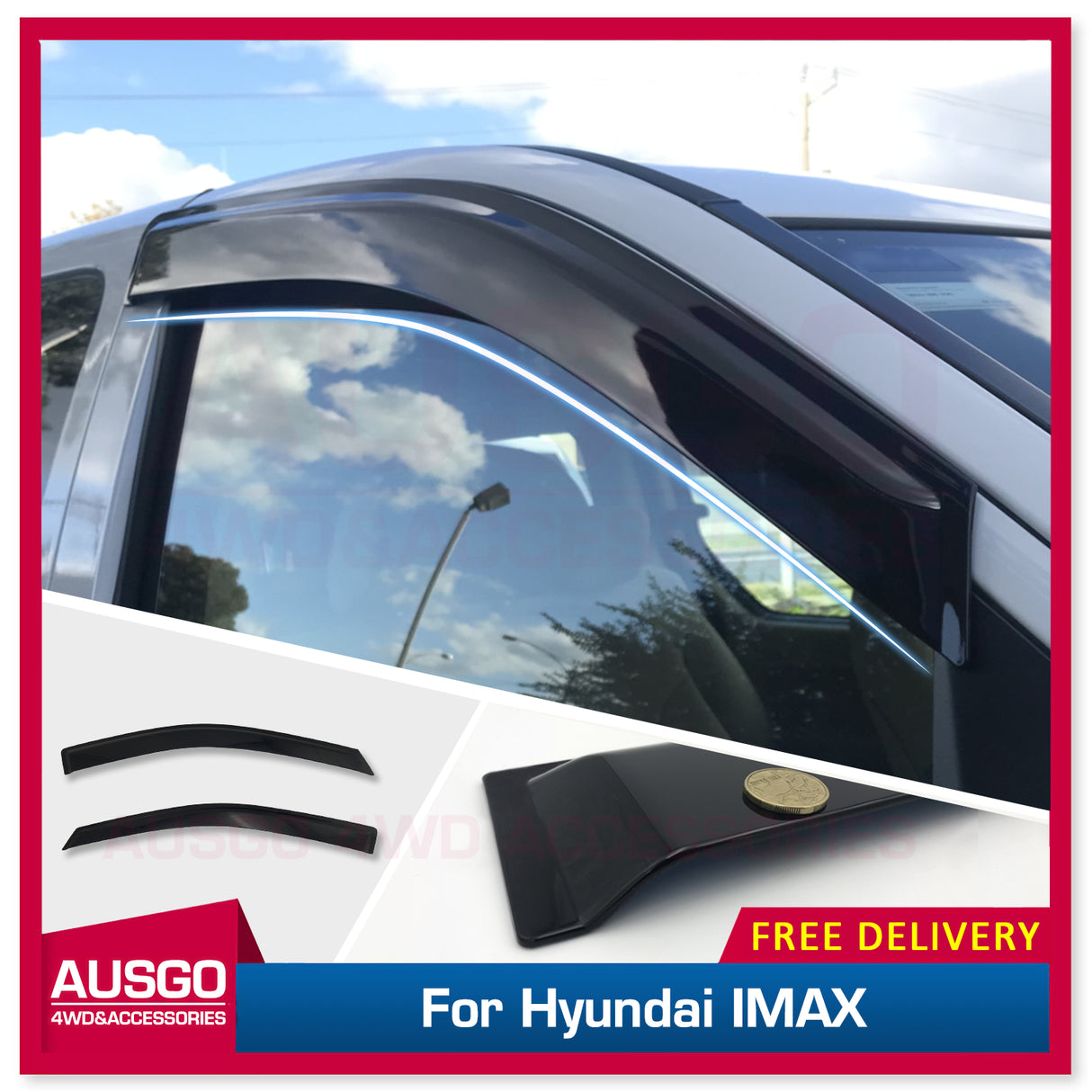 Injection Weather Shields for Hyundai IMAX TQW 2008-Onwards