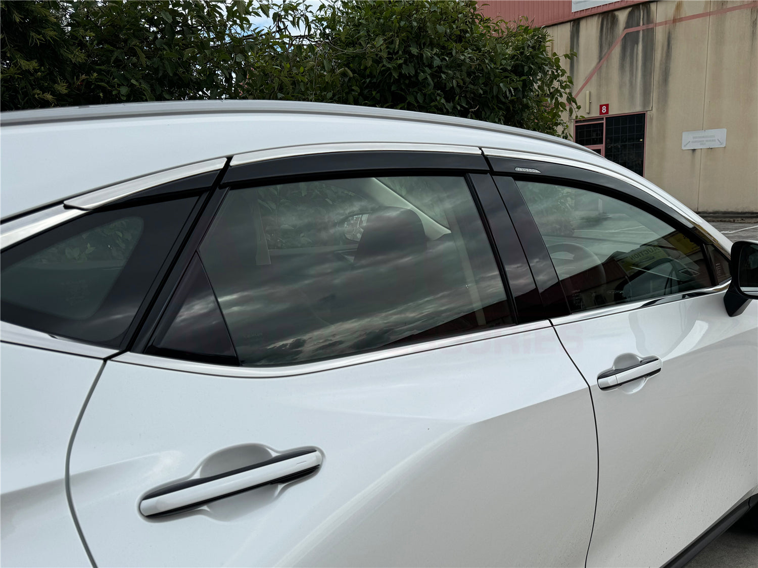 Stainless Trim Weather Shields for LEXUS NX Series NX250 / NX350 / NX350H / NX450H 2021-Onwards