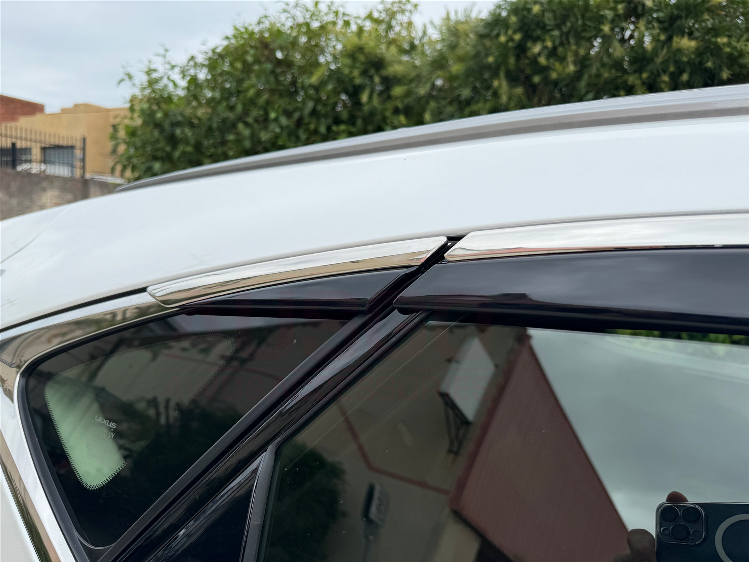 Stainless Trim Weather Shields for LEXUS NX Series NX250 / NX350 / NX350H / NX450H 2021-Onwards