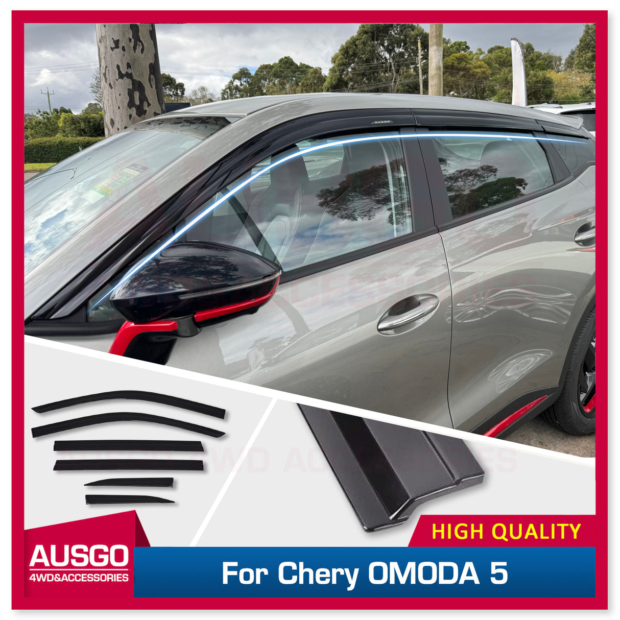 Injection Weather Shields for Chery Omoda 5 2023-Onwards