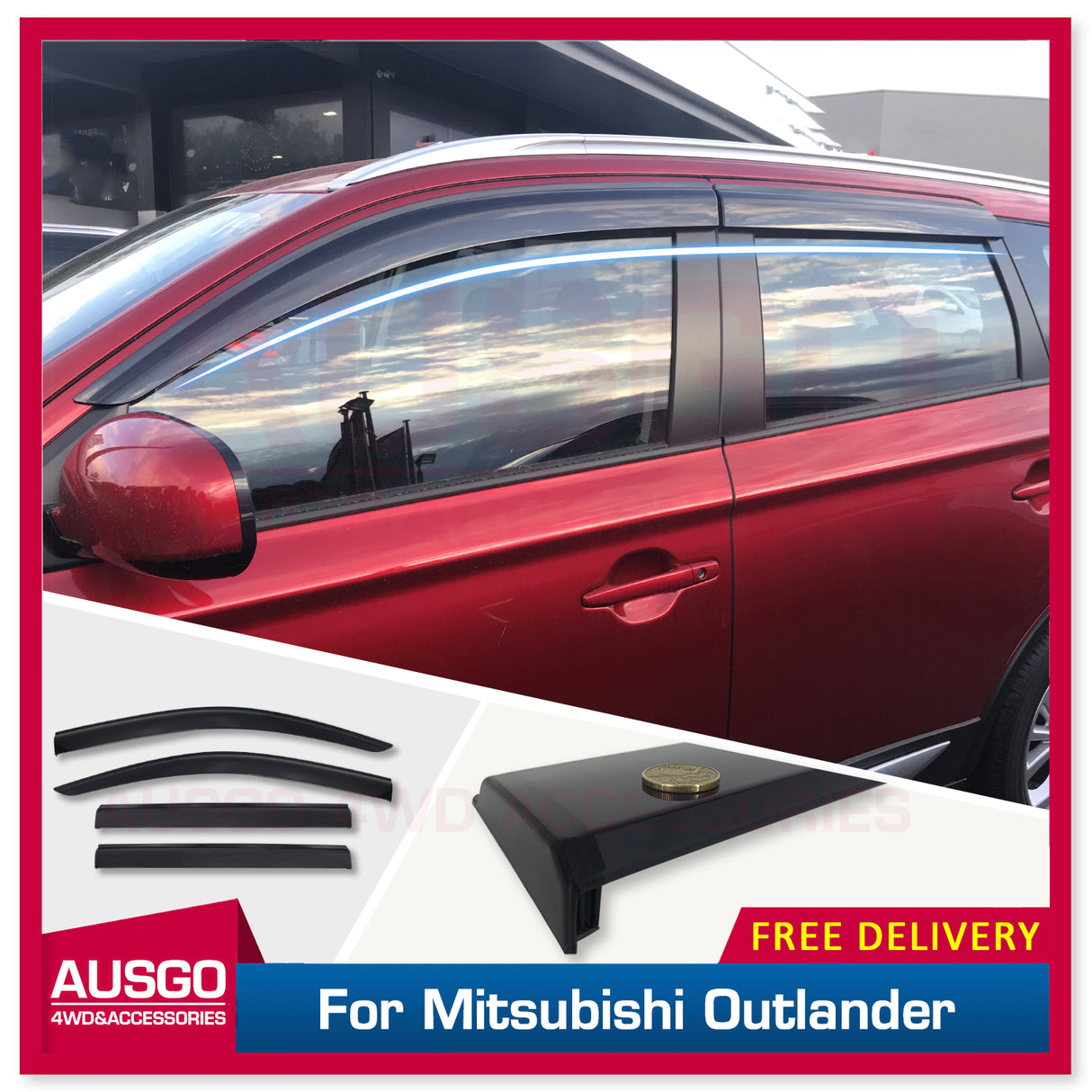 Injection Weather Shields for Mitsubishi Outlander 2012-2021