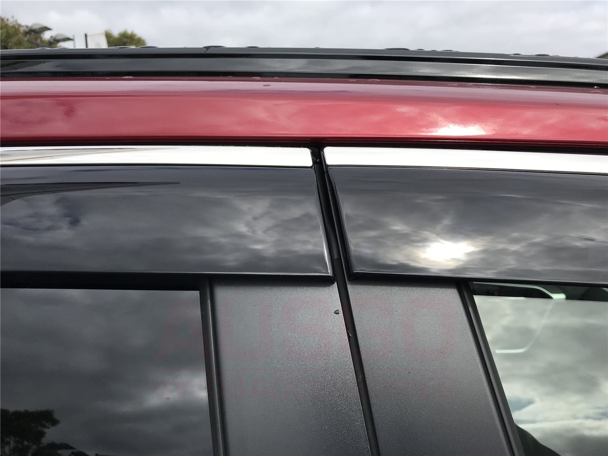 Stainless Trim Weather Shields for Toyota RAV4 2019-Onwards