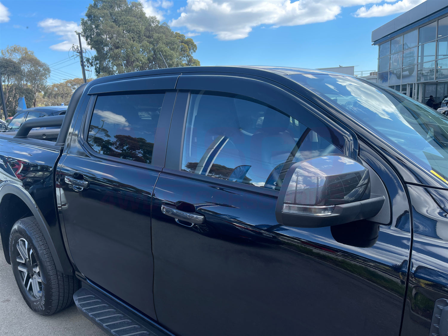 Injection Weather Shields for Ford Ranger Next-Gen Dual Cab 2022-Onwar ...