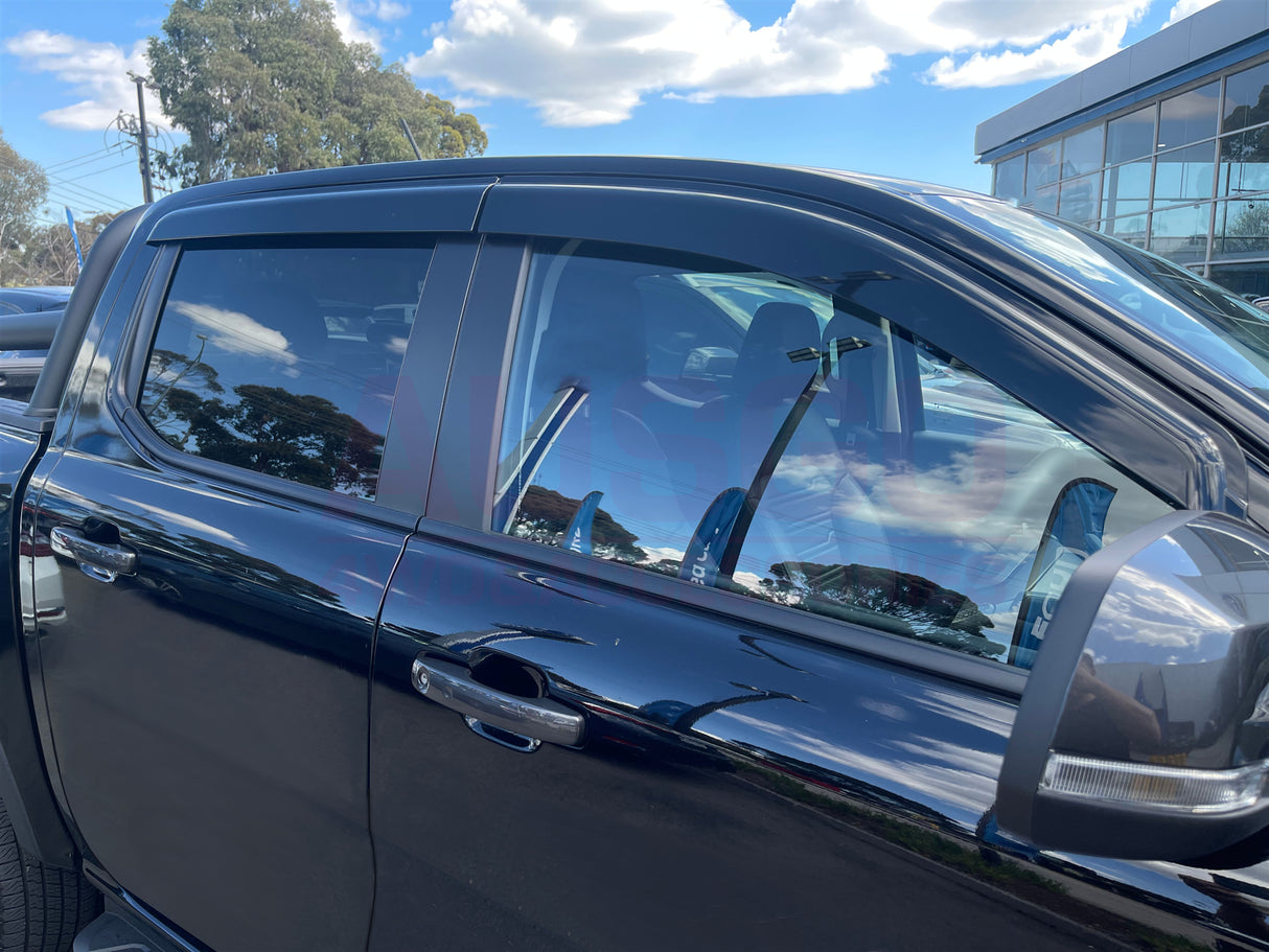 Weather Shields + Door Sill Protector for Ford Ranger Next-Gen Dual Cab 2022-Onwards