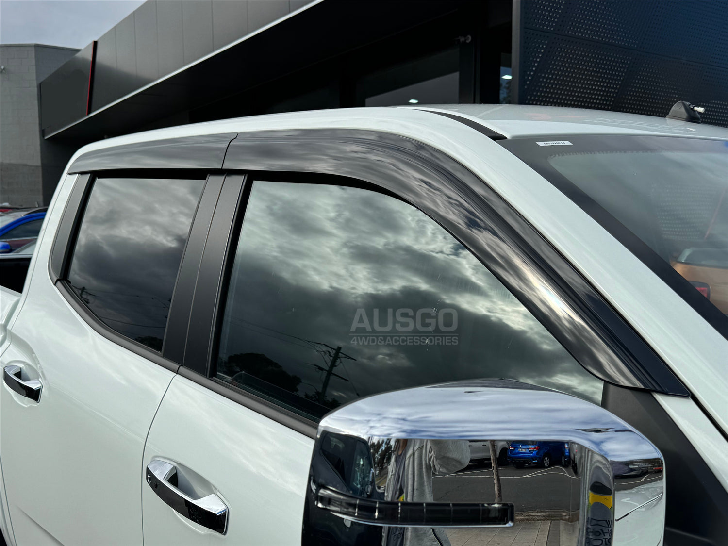 Injection Weather Shields + Bonnet Protector for Mitsubishi Triton MV Dual Cab 2024-Onwards