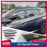 Stainless Trim  Weather Shields for Hyundai Tucson 2021-Onwards