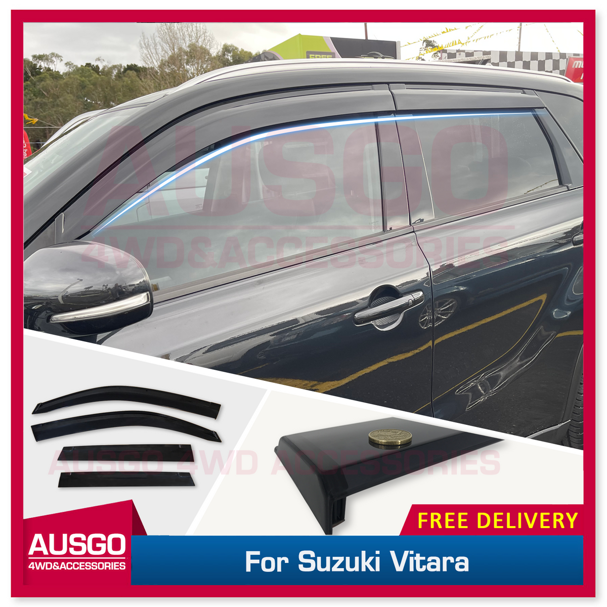 Injection Weather Shields for Suzuki Vitara 2015-Onwards Weathershield ...