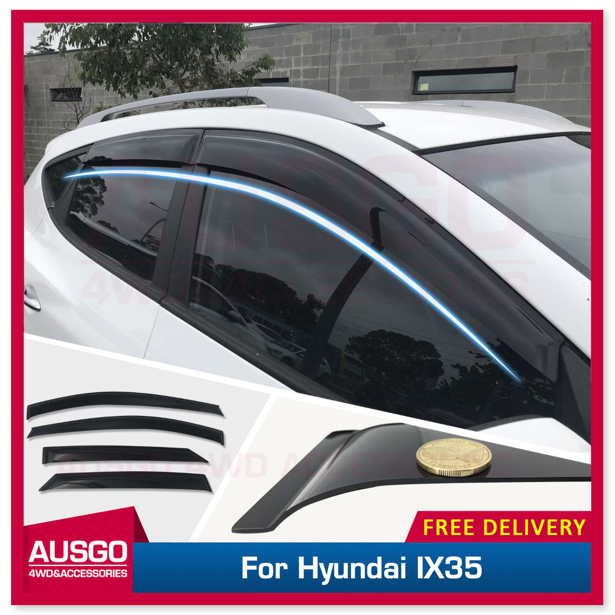 Weather Shields for Hyundai IX35 2010-2015