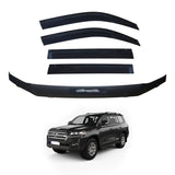 Injection Weather Shields + Bonnet Protector for Toyota Land Cruiser 200 LC200 2016-2021