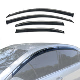 Stainless Trim Weather Shields for Toyota Camry 2006-2012