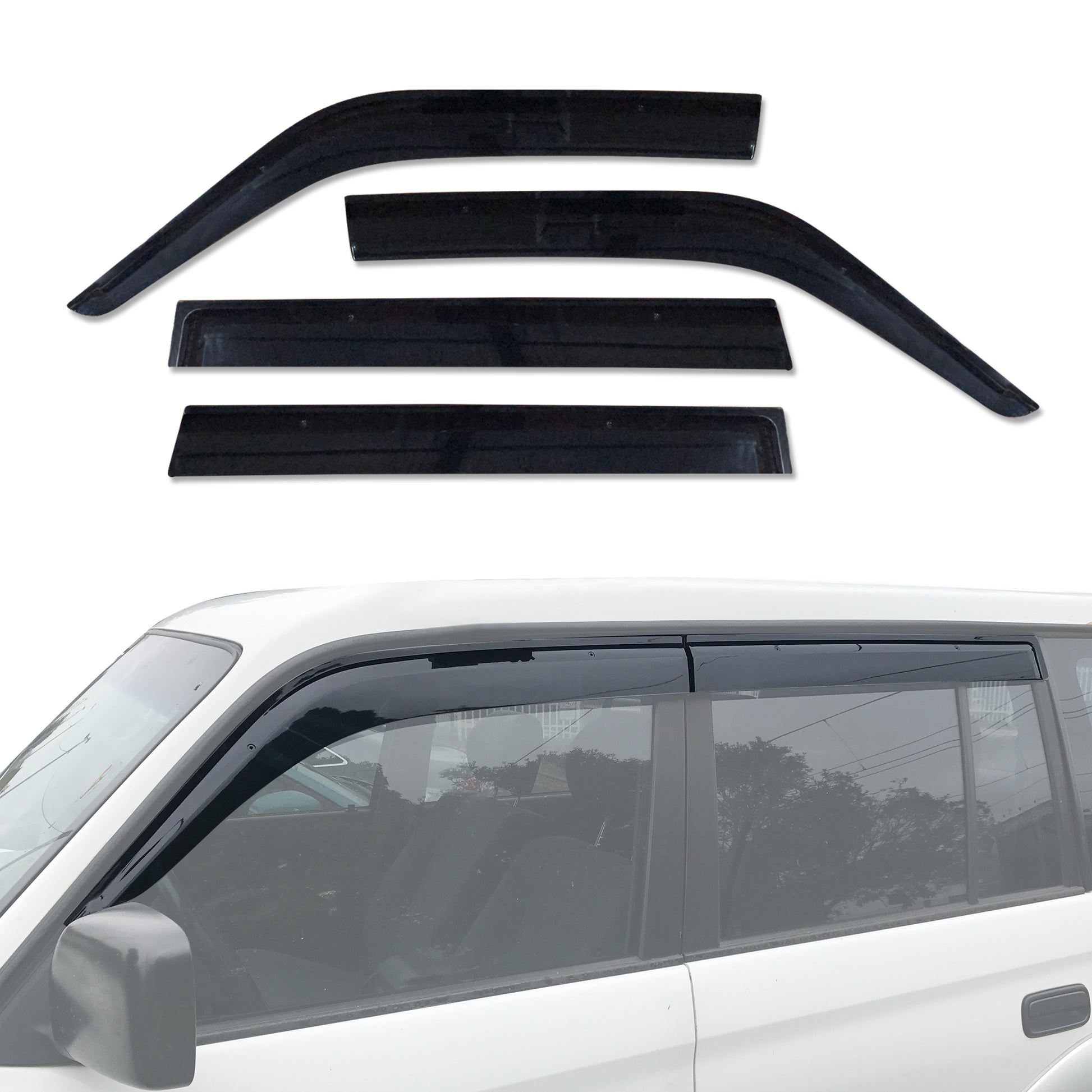 Injection Weather Shields for Toyota LandCruiser Prado 90 95 Series 1996-2002
