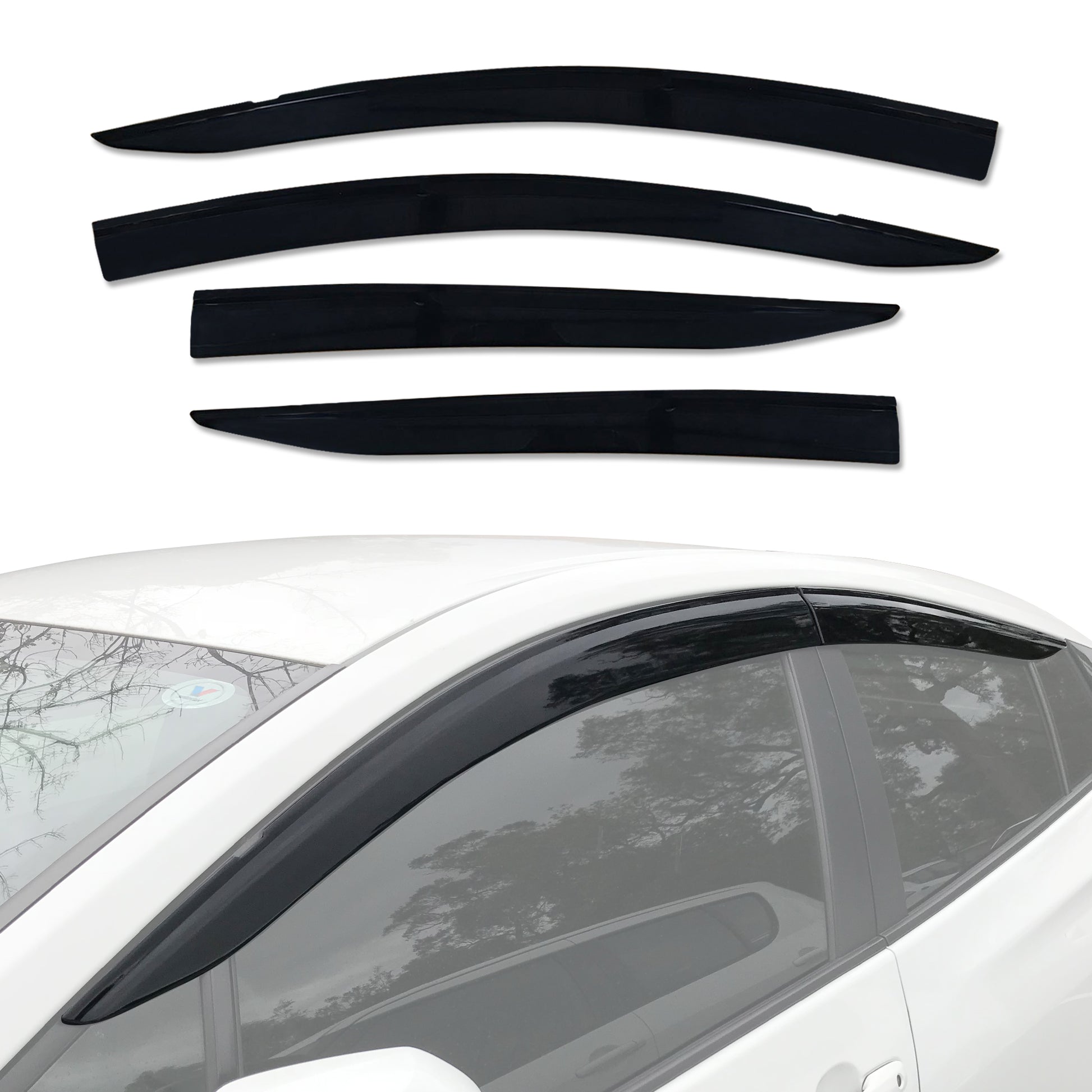 Injection Weather Shields for Toyota Prius 2016-Onwards