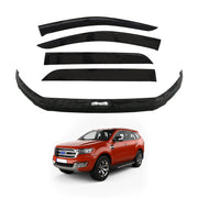 Weather Shields + Bonnet Protector for Ford Everest UA Series 2015-2022