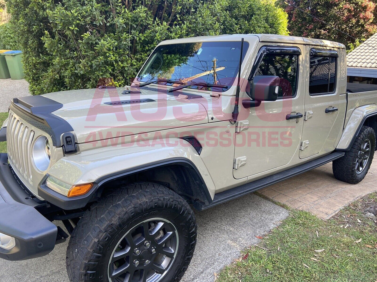 Luxury Weather Shields for Jeep Gladiator Dual Cab 2020-Onwards