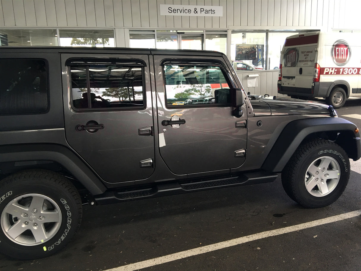 Luxury Weather Shields for Jeep Wrangler JL Series 4Door 2018-Onwards