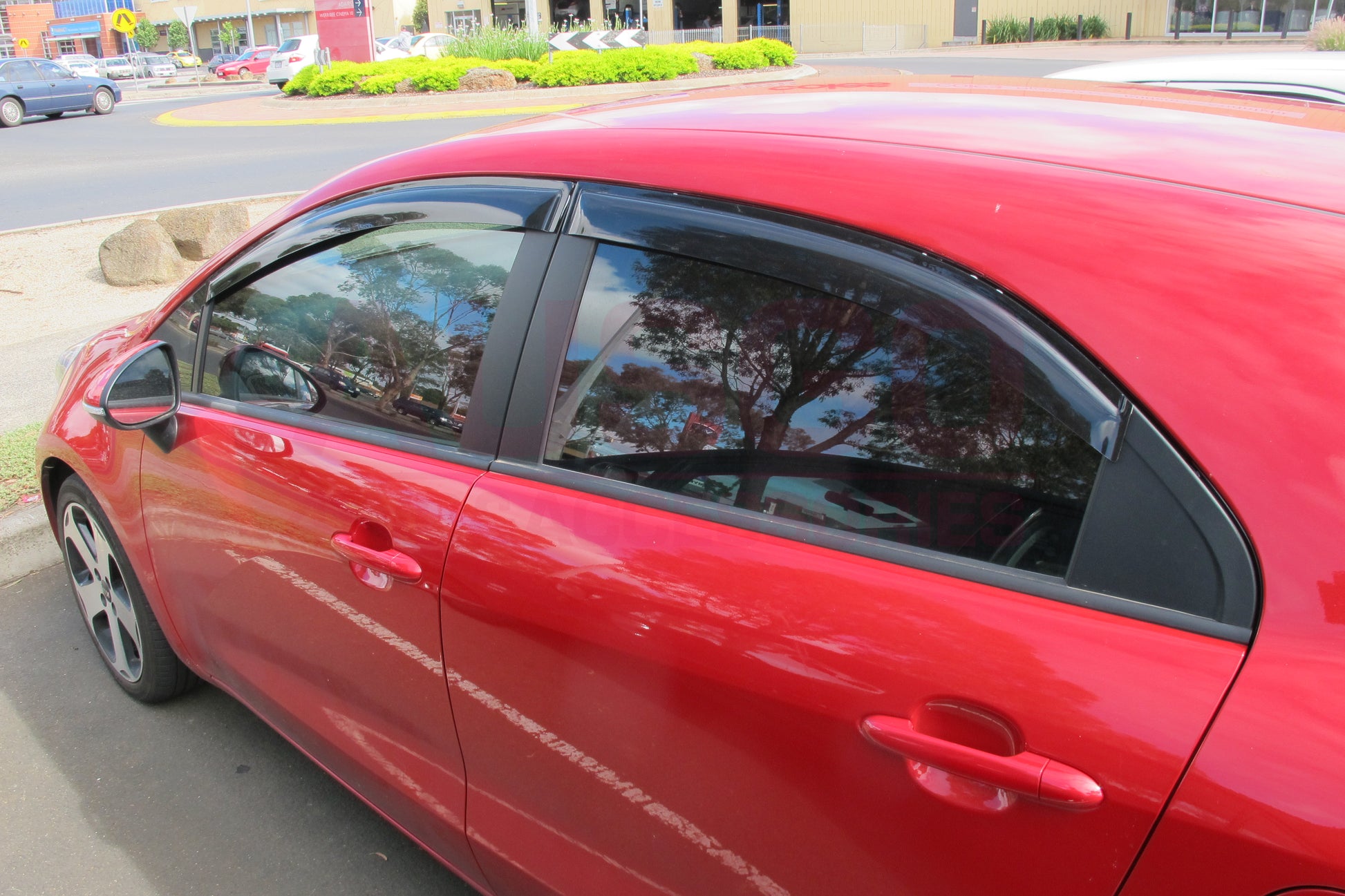 Luxury Weather Shields for KIA RIO UB Series Hatch 2011-2016