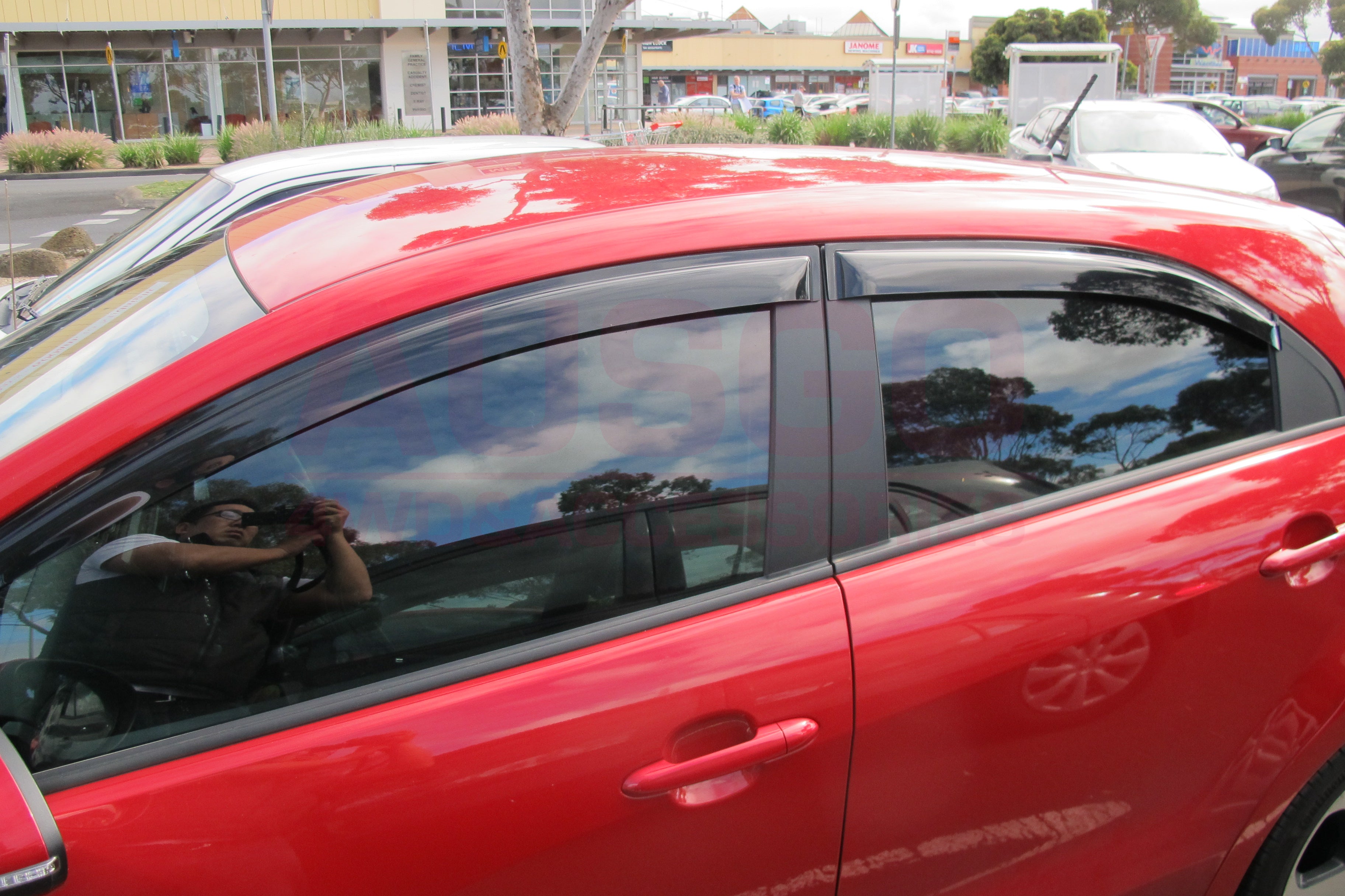 Luxury Weather Shields for KIA RIO UB Series Hatch 2011-2016