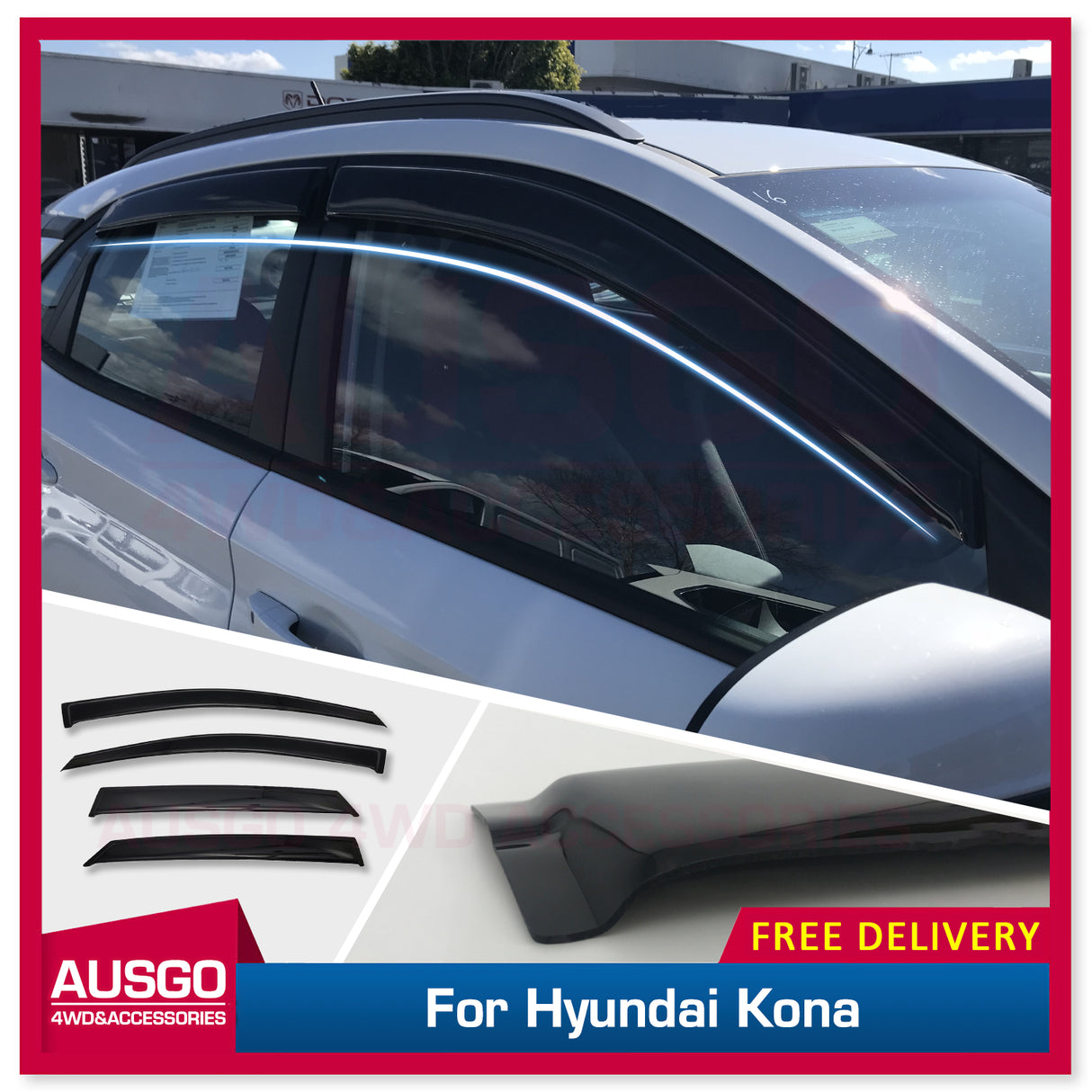 Weather Shields for Hyundai Kona 2017-2023