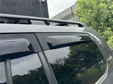 6PCS Wide Type Luxury Weather Shields + Bonnet Protector for Toyota Landcruiser 200 Land Cruiser 200 LC200 2007-2015 Weathershields Window Visors