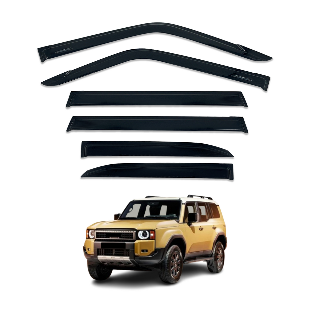 Luxury Weather Shields for Toyota Land Cruiser Prado 250 J250 LC250 20 ...