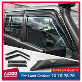 Luxury Weather Shields for Toyota Land Cruiser 70 76 79 Series 2007-Onwards