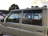 Luxury Weather Shields for Toyota Land Cruiser 79 Series