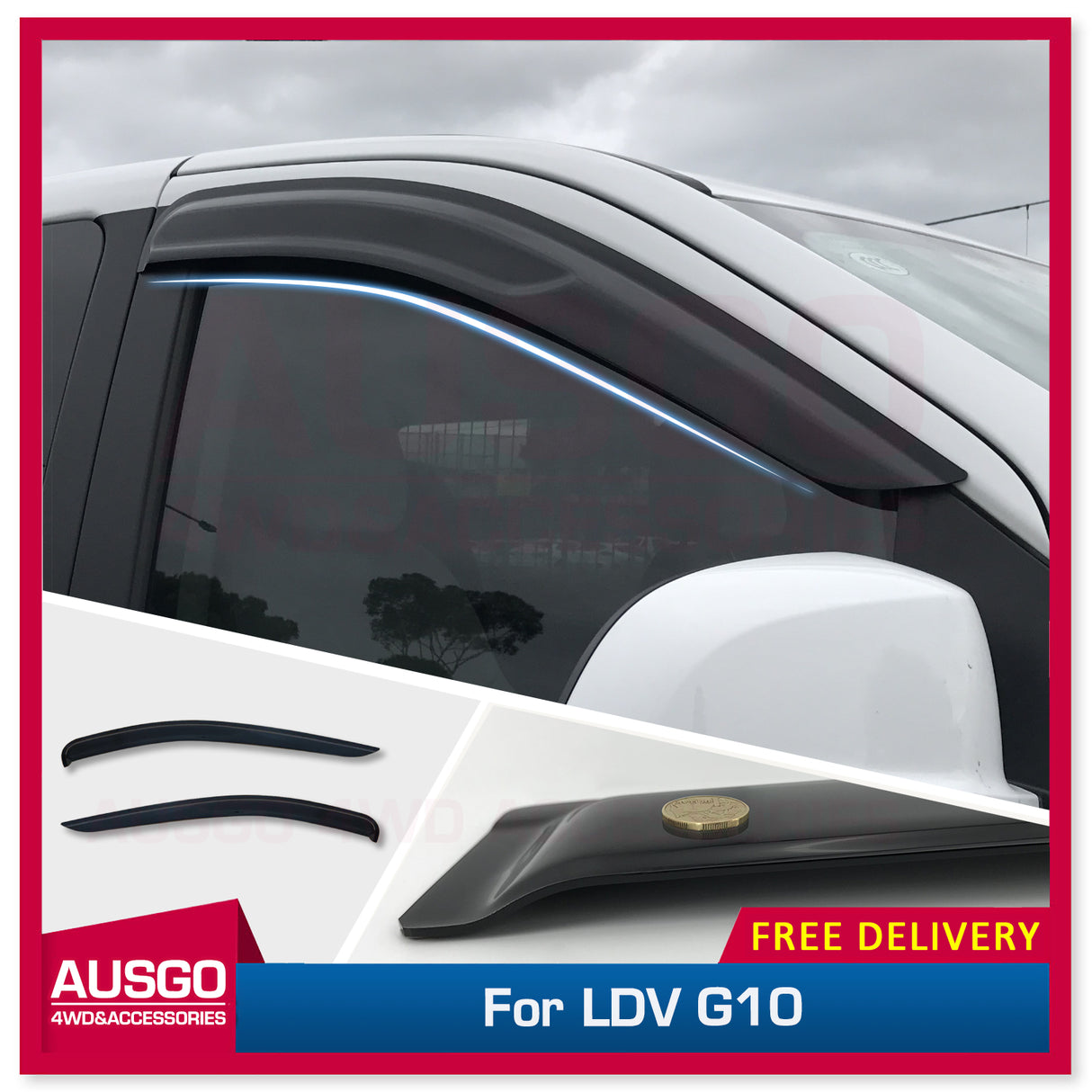 Luxury Weather Shields for LDV G10 2016-Onwards