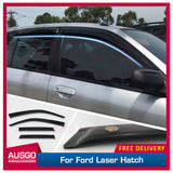 Luxury Weather Shields for Ford Laser Hatch 5dr 1998-2002