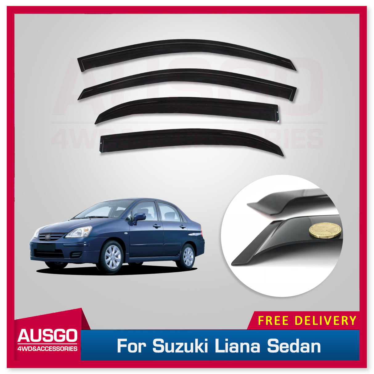 Weathershields for Suzuki Liana Sedan 2001-2007