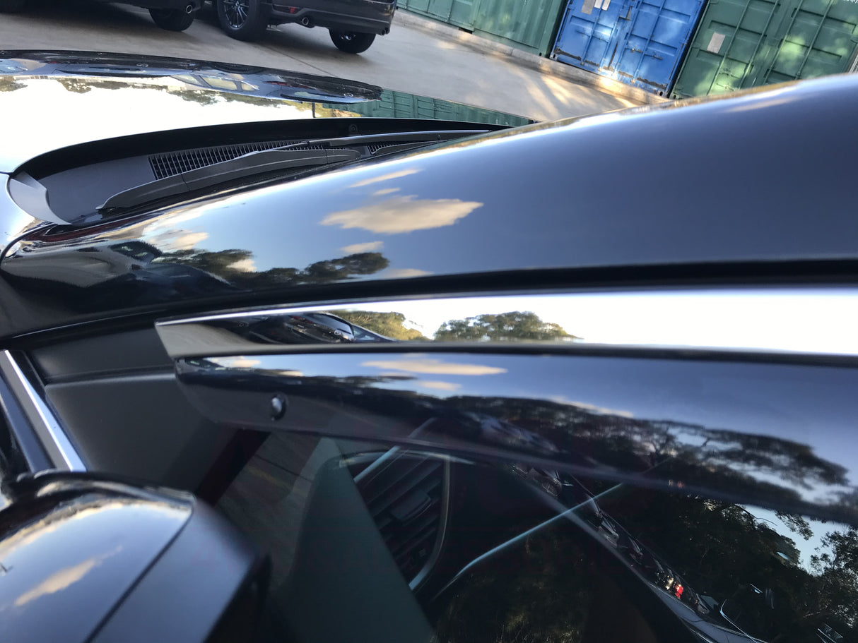 Stainless Trim Weathershields for Mazda 3 BM BN Series Sedan / Hatch 2013-2019