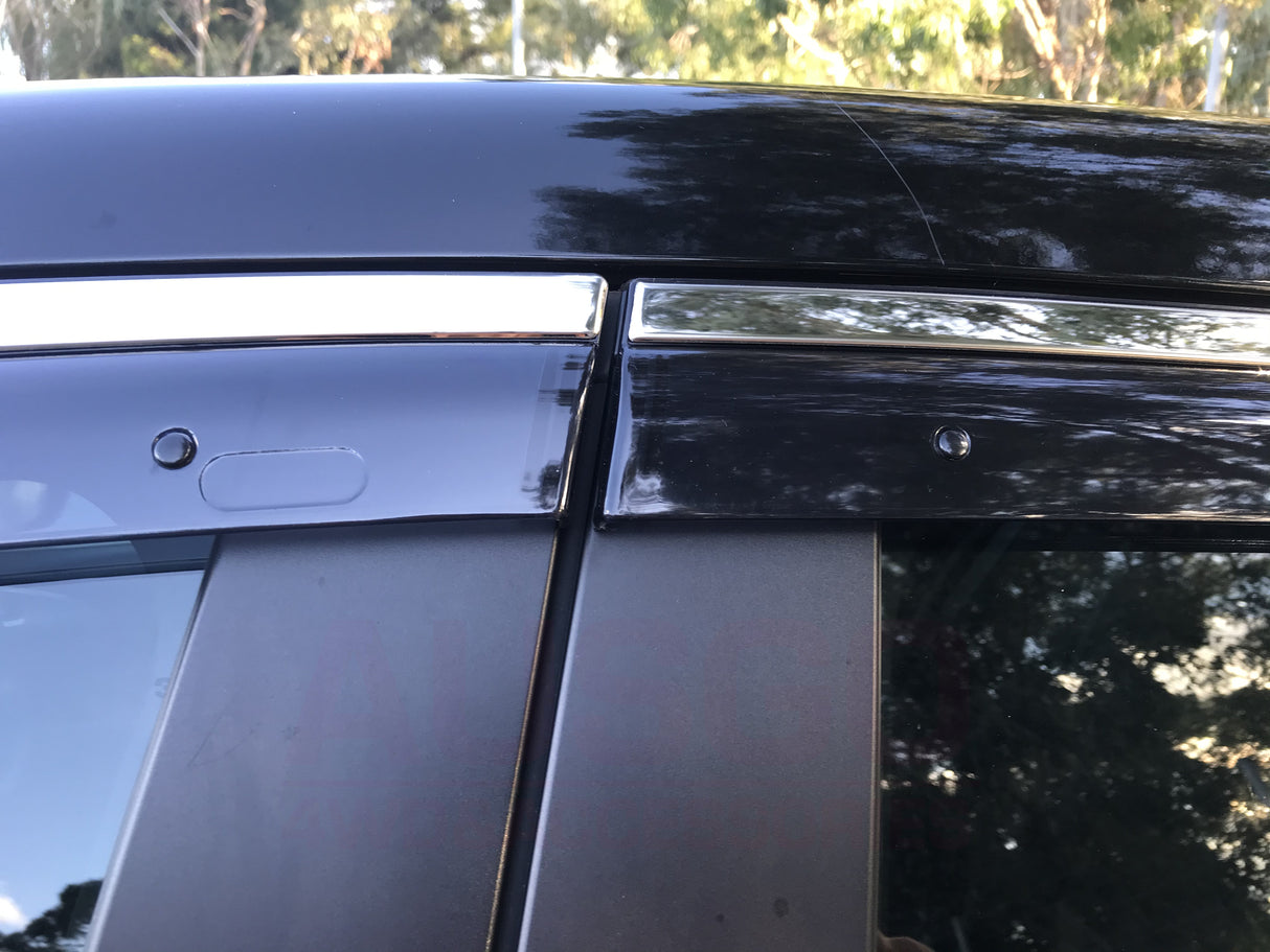 Stainless Trim Weathershields for Mazda 3 BM BN Series Sedan / Hatch 2013-2019