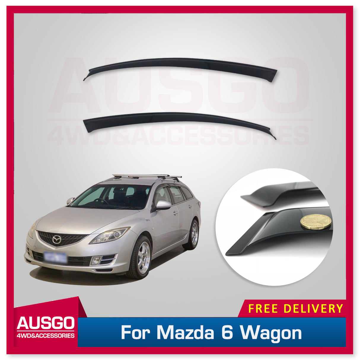 Weather Shields for Mazda 6 GH Series Wagon 2008-2012