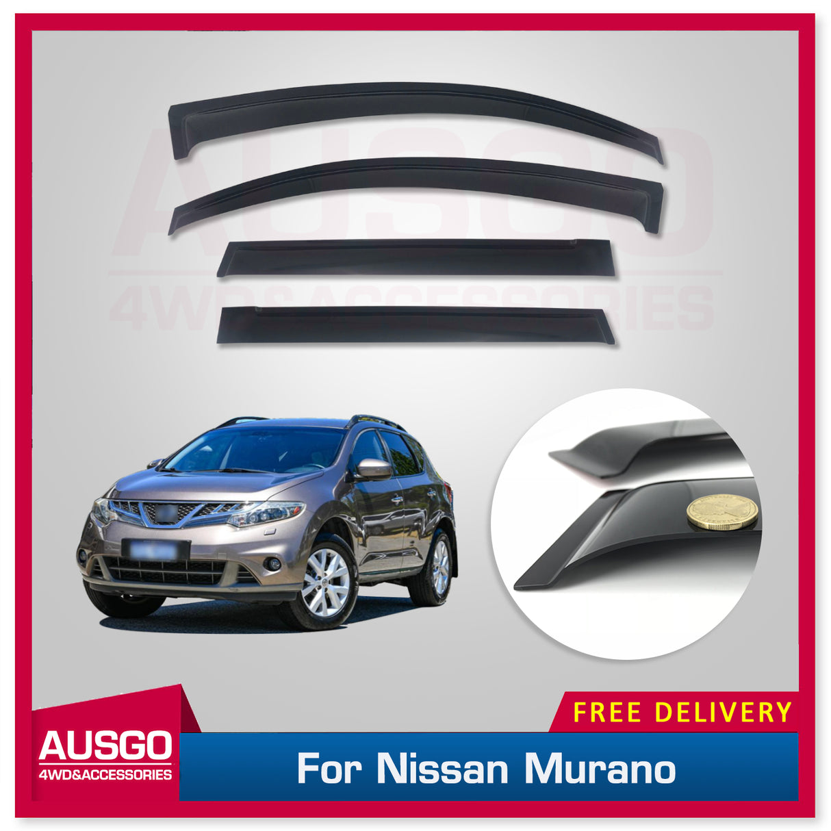 Weather Shields for Nissan Murano 2009-2015