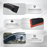4PCS Wide Type Luxury Weather Shields for GWM Cannon Alpha 2024-Onwards Weathershields Window Visors