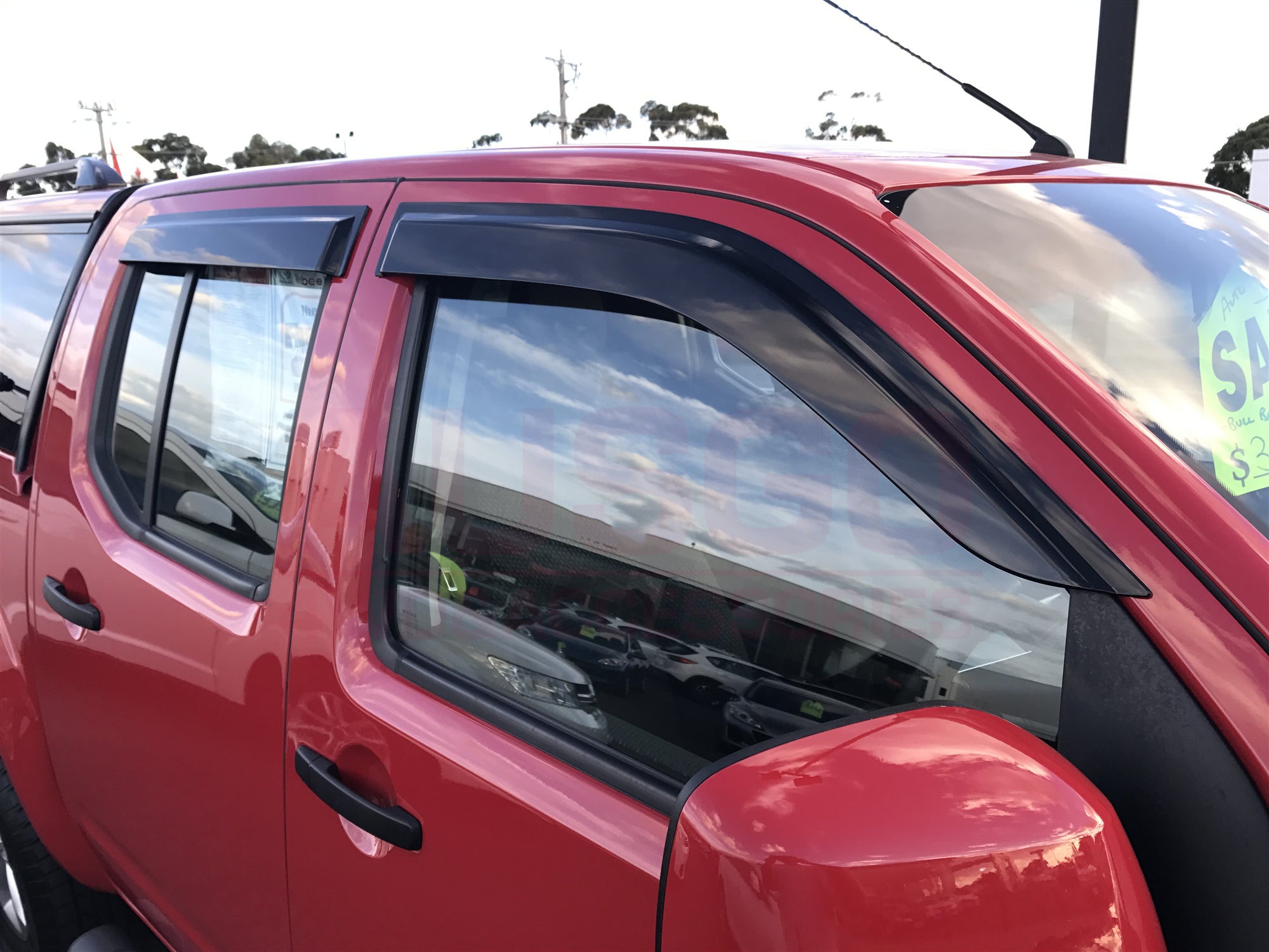 Injection Weather Shields for Nissan Navara D40 Dual Cab 2005-2015