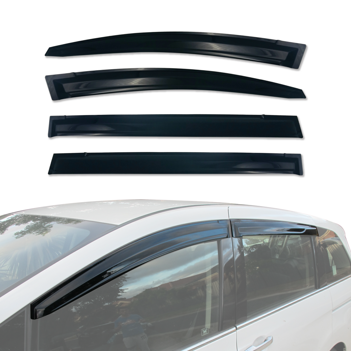 Luxury Weather Shields for Honda Odyssey 2013-Onwards