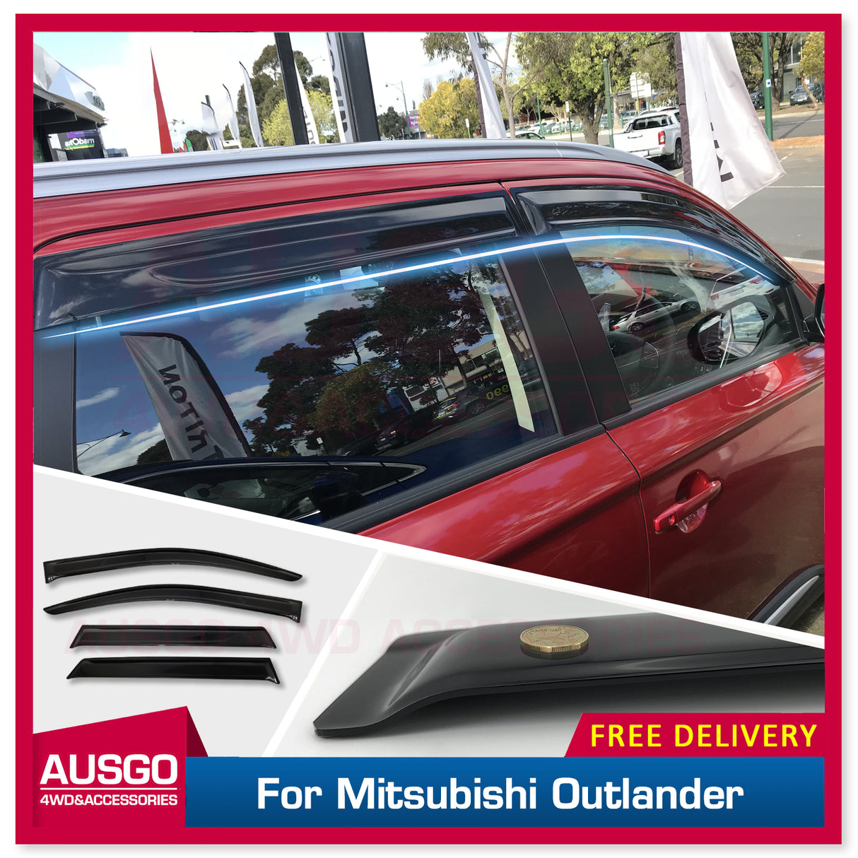 Luxury Weather Shields for Mitsubishi Outlander 2012-2021