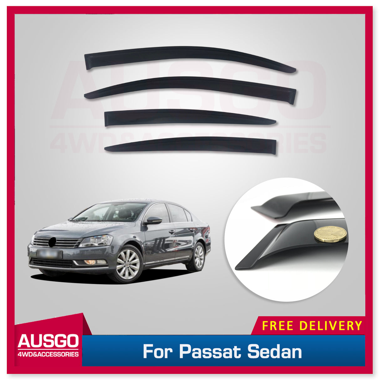 Weather Shields for Volkswagen Passat Sedan 2006-2015