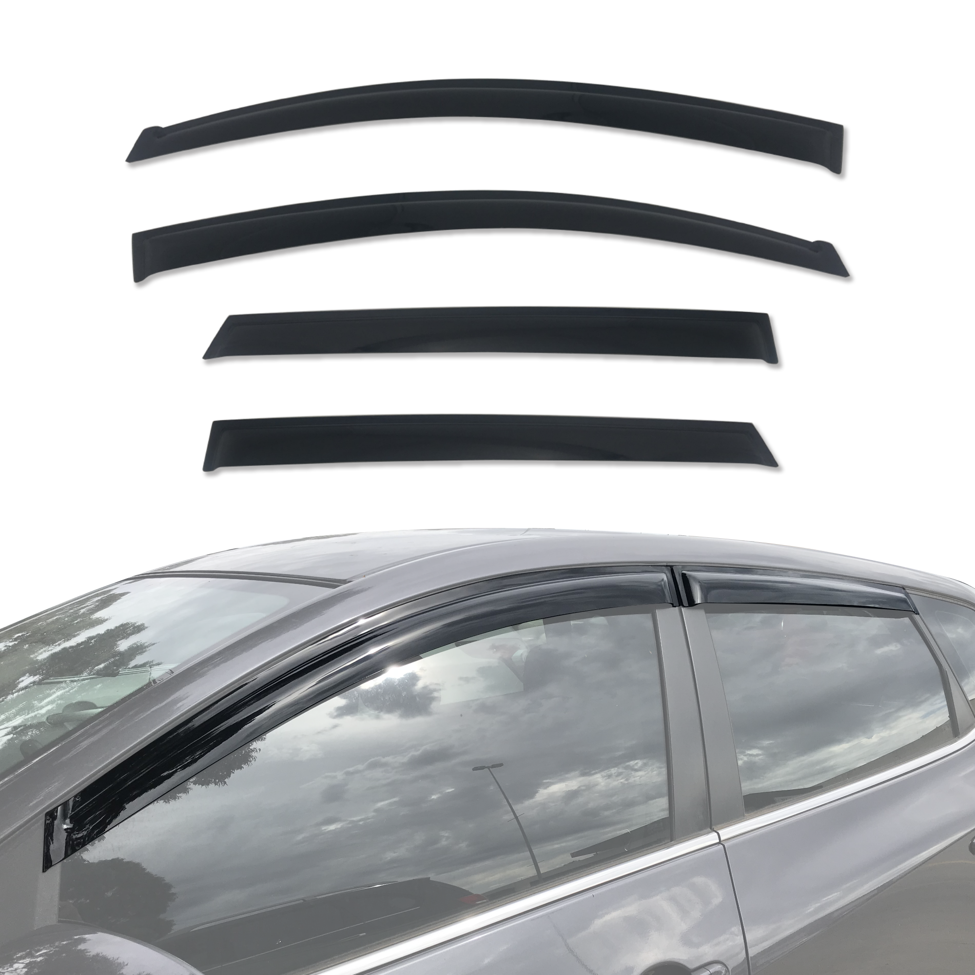 Weather Shields for Nissan Pulsar C12 Hatch 2013-Onwards