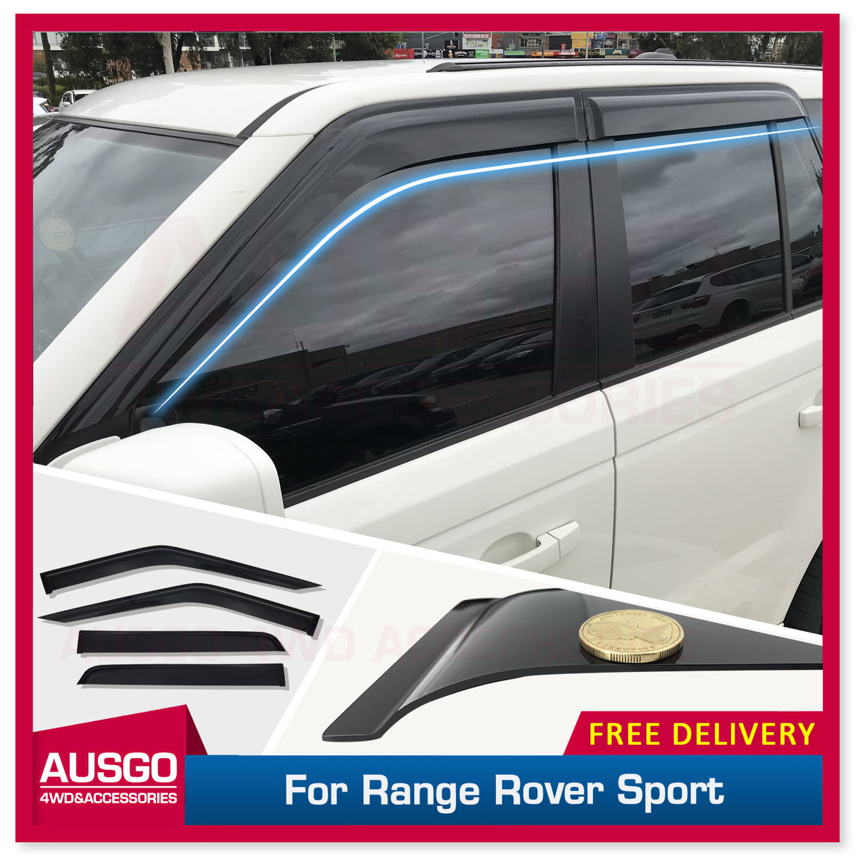 Weather Shields for Land Rover Range Rover Sport 2005-2013