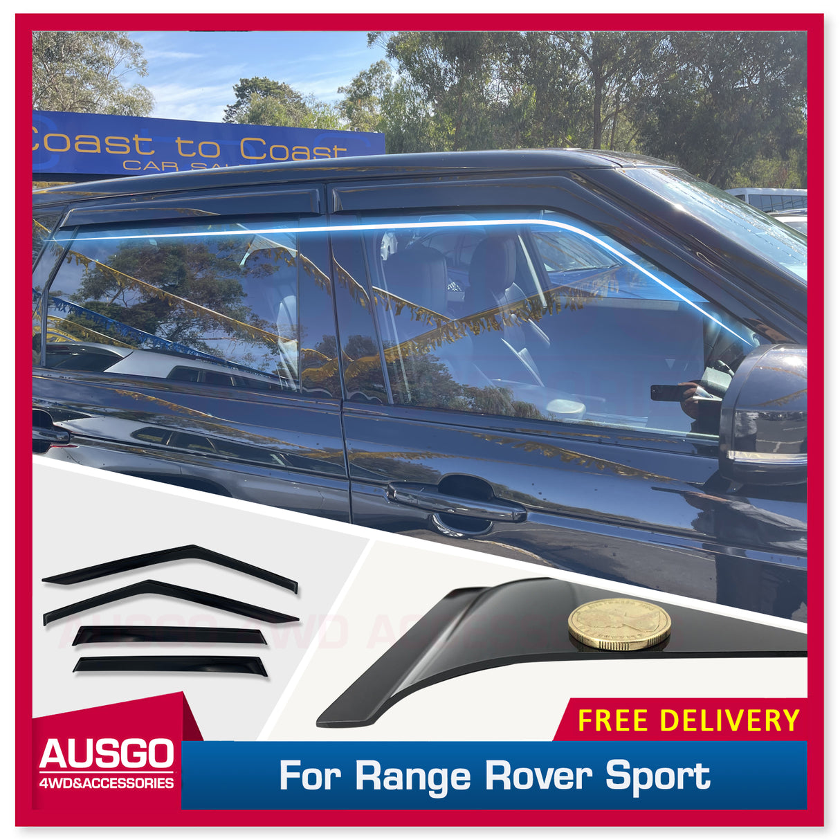 Weather Shields for Land Rover Range Rover Sport L494 Serires 2013-2022