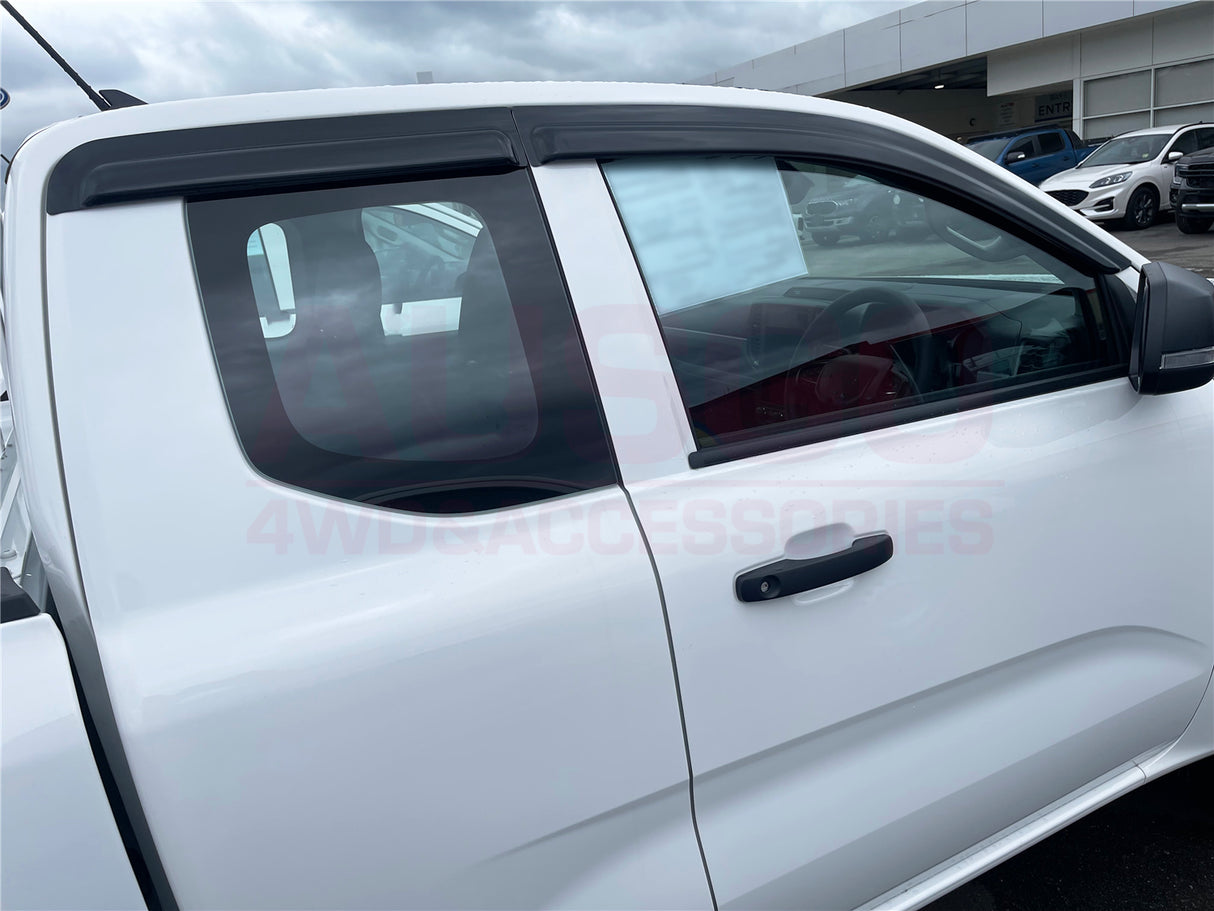 Luxury Weather Shields for Ford Ranger Next-Gen Extra Cab 2022-Onwards ...