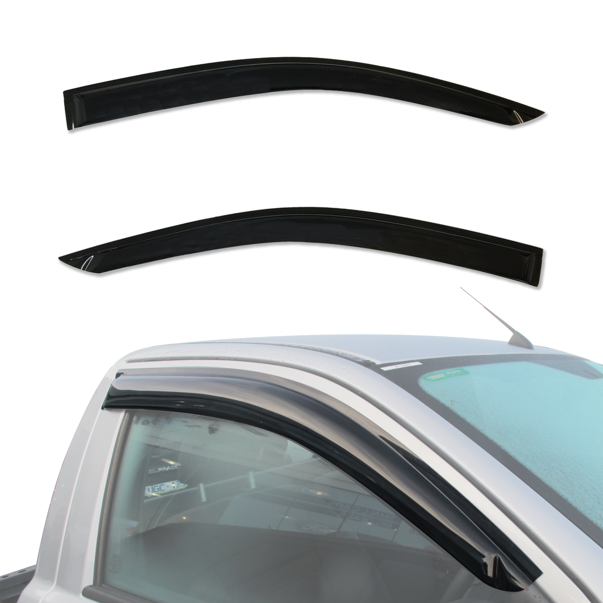 Weather Shields for Ford Ranger PX PX2 PX3 Single Cab 2011-2022