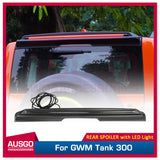 LED Light Rear Roof Spoiler Deflector Spoilers Wing Lip  for GWM TANK 300