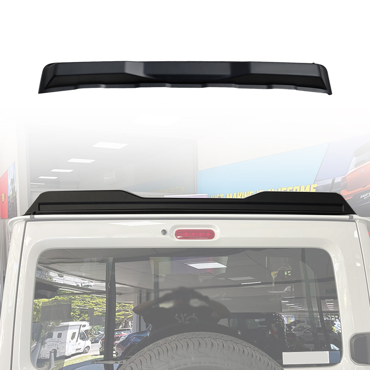 Rear Roof Spoiler for Suzuki Jimny 2018-Onwards