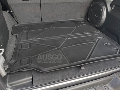 3D TPE Cargo Mat for Jeep Wrangler JL 4Door 2018-Onwards With factory rear subwoofer Model Boot Mat Boot Liner Trunk Mat