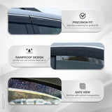 Stainless Trim Weather Shields for MG HS 2024-Onwards